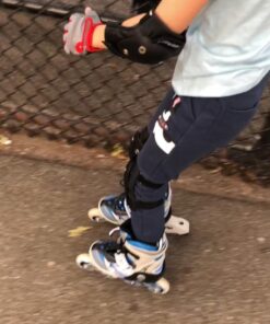 Schwinn Kids Bike Gloves Set, Knee and Elbow Pads, Protective Gear, Girls and Boys Bike Accessories, Black/Gray 41 71J8V5N2aYL