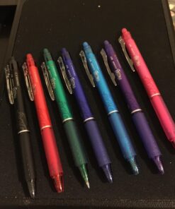 PILOT FriXion Clicker Erasable, Refillable & Retractable Gel Ink Pens, Fine Point, Assorted Color Inks, 7-Pack Pouch (31472) Fine Tip 57 71J8W7b7GGL