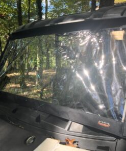 Classic Accessories QuadGear UTV Front/Rear Windshield, Fits Polaris Ranger '02 - '08 models, Black Fits Polaris Ranger '02-'08 models 18 71J8nYgCuFL