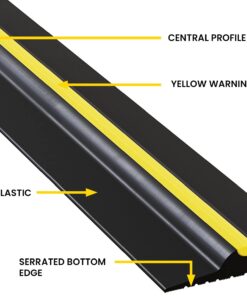 ½” High Garage Door Threshold Seal Kit 8’3” Length | Flexible PVC | Complete Kit Includes Adhesive | GaraDry 8'3" 12 71J8rIsNPzL 1