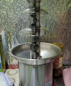 Sephra Select Chocolate Fountain Small 16-Inch Chocolate Fountain Machine for Melting Chocolate, Stainless Steel Heated Basin Chocolate Fountain for Kids and Parties, Whisper Quiet Motor, 4 To 6 LBS Select 16" Home Fountain 31 71JAEptXI0L