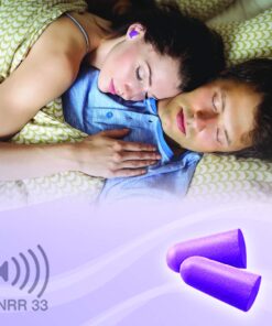 MOLDEX Soft Foam Earplugs 40 Pairs Ear Plugs for Sleeping, Snoring, Work, Travel, Shooting - 33dB Highest NRR Made in USA 40 Pair (Pack of 1) Purple 7 71JAF7NzdGL