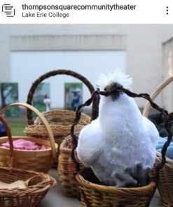 Alternative view of Adore 12" Standing Puffy The Silkie Chicken Plush Stuffed Animal Toy