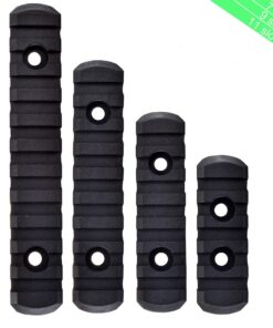 wipboten Tactical Black Polymer Single Picatinny Rail Mount with 5 7 9 11 Slot for Mlok Hunting 9 71JB6BRoGlL