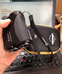 TecTecTec VPRO500 Golf Rangefinder with High-Precision, Laser Range Finder Binoculars with Pinsensor and Battery, Golf Accessories for Golfing and Hunting - Black Non-Slope 25 71JBuZmUmL