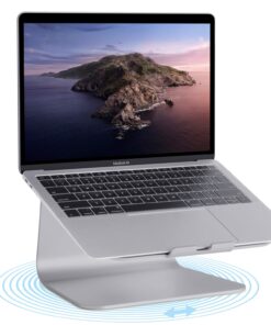 Alternative view of Rain Design mStand360 Laptop Stand with Swivel Base, Space Gray (10074)