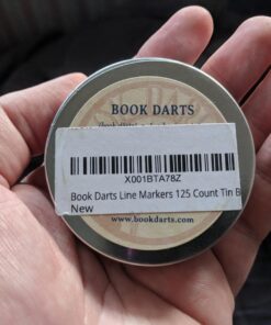 Book Darts 125 Count Tin Brass Bookmarks - Line Book Markers 46 71JCiXnh XL