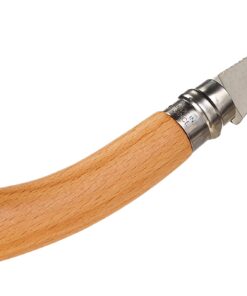 Opinel No. 08 Mushroom Knife – Pick + Clean Mushrooms, Beechwood Handle, Integrated Brush, Curved Sandvik Steel Blade, Made in France 18 71JCrFrJAlL