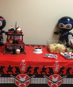 Alternative view of Set of 2 Inflatable 24" NINJAS/PARTY Decorations/INFLATES/Toys/Red/Blue/DECOR