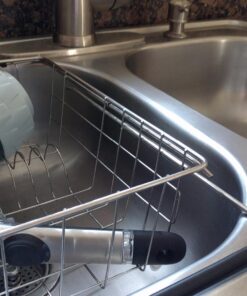 Polder 6216-75RM in-Sink/Over-Sink Stainless Steel Dish Rack, 13.75" x 11.5" x 5" 1-piece 27 71JD7RwPvGL