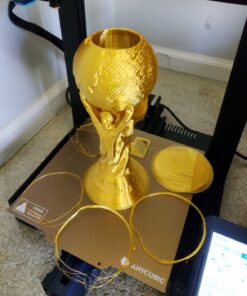 Silk Gold PLA Filament 1.75 mm 3D Printing Filament 1KG 2.2LBS Spool 3D Printer Material Shine Silky Shiny Metallic PLA Metal CC3D Silk PLA Gold Filament Silk Gold 37 71JDbluJS0L