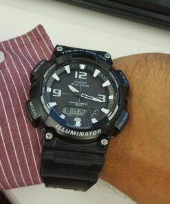 Casio Men's Tough Solar AQ-S810W-1AVCF Sport Combination Watch Black 32 71JDjYdgmDL