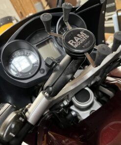 RAM Mounts RAM-B-367U Motorcycle Handlebar Clamp Base with M8 Bolts with B Size 1" Ball 49 71JE qNlOVL