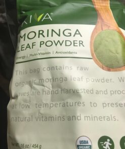 Kiva Organic Moringa Leaf Powder - Non-GMO and RAW - (1 Pound) 39 71JE6hQsRL