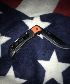 OUTDOOR EDGE 3.5" RazorLite EDC Knife. Pocket Knife with Replaceable Blades and Clip. The Perfect Hunting Knife for Skinning Deer. Blaze Orange with 6 Blades Orange (6 Blades) 41 71JEKX5w3kL
