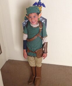 Link Prestige Legend of Zelda Nintendo Costume, Medium/7-8 M (7-8) 25 71JEcB8Ri6L