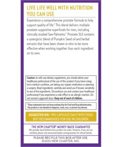 New Chapter Prostate Supplement - Prostate 5LX™ with Clinical Strength Saw Palmetto + Fermented Selenium for Prostate Health - 120 ct Vegetarian Capsule 120 Count (Pack of 1) 14 71JEd8HEvWL