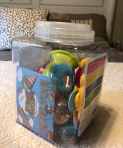 iPlay, iLearn 10pcs Baby Rattles Toys Set, Infant Grab N Shake Rattle, Sensory Teether, Development Learning Music Toy, Newborn First Birthday Gifts for 0 1 2 3 4 5 6 7 8 9 10 12 Month Babies Boy Girl 10 Pieces Set 43 71JFMxiw23L