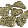 Hypnotic Gems Materials: 1 lb Pyrite Fools Gold Medium Stones from Peru - 1-1.5 inch Avg - Raw Natural Rough Crystals for Cabbing, Tumbling, Lapidary, Polishing, Wire Wrapping, Wicca & Reiki Healing #B: 1 Pound Lot 31 71JFdKvaLRL
