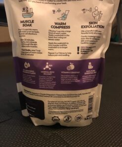 Coach Soak: Recovery Bath Soak - Absorbs Faster Than Epsom Salt Bath Soak for Pain – Rejuvenating Post Workout Magnesium Flakes -21 Minerals, Essential Oils & Bath Salts (Calming Lavender) Calming Lavender 3 Pound (Pack of 1) 32 71JFmpaiQDL