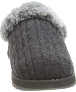 Skechers BOBS Women's Keepsakes - Ice Angel Slipper 6 Wide Charcoal 13 71JGDv6SJGL 4