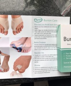 Flyen Bunion Corrector for Women and Men Bunion Pain Relief Protector Sleeves Kit - Relief Pain in Hallux Valgus, Big Toe Spacer Separators Brace Straighteners Splint 1 45 71JGcoZIcIL