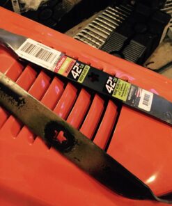 MaxPower 561713B 2-Blade Set for 42" Cut Poulan/Husqvarna/Craftsman Replaces 138498, 138971, 138971X431, 532138971, 53-21278-43, 53-21384-98, Black 23 71JHOKduKIL