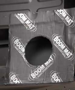 Design Engineering 050330 Boom Mat Speaker Baffles, 6.5" Round (Pack of 2) , Black 6.5" 29 71JISsxGo0L