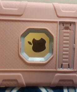 iPad Mini 5 Case, iPad Mini 4 Case, Hybrid Three Layer Armor Shockproof Rugged Drop Protection Cover Case Built with Kickstand for iPad Mini 4/5 7.9 Inch Rose gold+Gray 42 71JJcJ UzGL