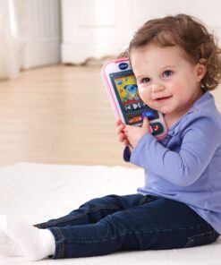 VTech Touch and Swipe Baby Phone, Pink Standard Packaging 12 71JKKiYbt9L