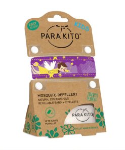 PARA'KITO Bug & Mosquito Bracelets for Kids | Mosquito Spray Alternative | Waterproof, Outdoor Insect Wristband w/Natural Essential Oils | Hiking, Trekking & Camping Accessories (Angel) Angel 14 71JKUKT6nBS 1