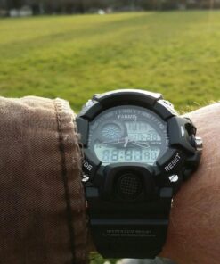 FANMIS Mens Analog Digital Dual Display Sports Watches Military Multifunctional 50M Waterproof LED Watch with Alarm Stopwatch Backlight 12H/24H Outdoor Running Swimming Black 49 71JLASDF7bL