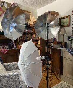 LimoStudio, 700W Output Lighting Series, LMS103, Soft Continuous Lighting Kit for White and Black Umbrella Reflector with Accessory and Carry Bag 43 71JLdxCqJoL