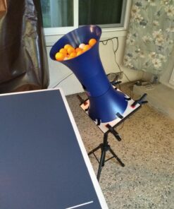 iPong V300 Table Tennis Training Robot - Serves 40mm Regulation Ping Pong Balls Automatically - Play Solo w/o Playback Mode on your Ping Pong Table - Various Models Available, Size 19 , Blue 23 71JM8wkoSIL