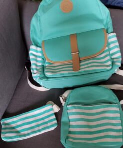 Bluboon Bookbags School Backpack Laptop Schoolbag for Teens Girls High School Water Bule 3 in 1 13 71JMRKB39aL