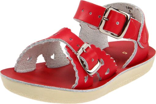 Salt Water Sandals by Hoy Shoe Sweetheart Sandal (Toddler/Little Kid/Big Kid/Women's) Toddler (1-4 Years) 9 Red