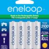 Panasonic BK-3MCCA4BA eneloop AA 2100 Cycle Ni-MH Pre-Charged Rechargeable Batteries, 4-Battery Pack 22 71JNIoEQiwL