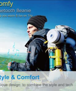 Rotibox Bluetooth Beanie Hat Wireless Headphone for Outdoor Sports Xmas Gifts One Size A1-bb006-gray 18 71JO8KbvjS