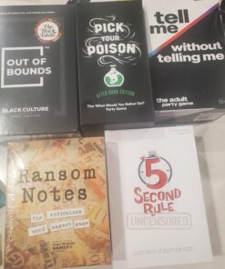 5 Second Rule Game Uncensored - Couples Romantic & Fun Adult Card Game for Date Night, Valentine’s Day, Anniversary, Bachelor & Bachelorette Parties - for Ages 17+ 26 71JOFCacXJL