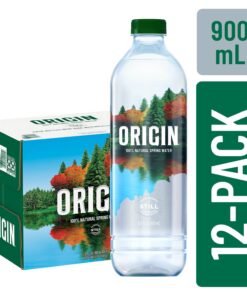 ORIGIN, 100% Natural Spring Water, 900 mL, Recycled Plastic Bottle, 12 Pack Unflavored-12 Pack 30.4 Fl Oz (Pack of 12) 28 71JOjF8tfvL