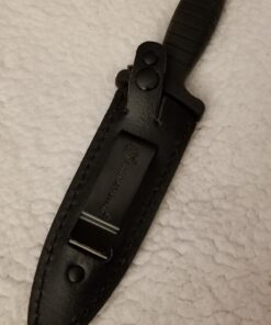 Smith & Wesson SWHRT9B 9in High Carbon S.S. Fixed Blade Knife with 4.7in Dual Edge Blade and TPE Handle for Outdoor, Tactical, Survival and EDC Standard Packaging 56 71JOuHKaaDL