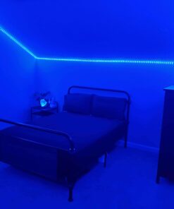 hyrion Smart LED Light Strips,50 ft WiFi LED Light,Sound Activated Color Changing with Alexa and Google,Sync Music with Led Strip Lights for Bedroom for Living Room, Home Decor 50ft 30 71JPSqTQffL