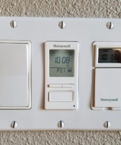 Honeywell Home RPLS730B1000 7-Day Programmable Light Switch Timer, White Filter 68 71JPUIJLP2L
