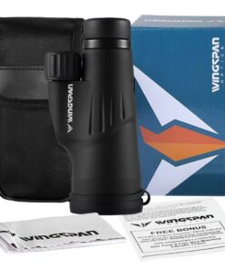 Wingspan Optics Explorer High Powered 12X50 Monocular. Bright and Clear. Single Hand Focus. Waterproof. Fog Proof. For Bird Watching, or Watching Wildlife. Daytime Use. Formerly Polaris Optics 29 71JQUQhtbCL