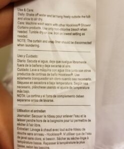 Title: Hookless® It’s A Snap!® Fabric Snap-In Shower Curtain Liner, Water-Repellant, Easy Install, White Color 70 x 54in 32 71JQnrj0m L