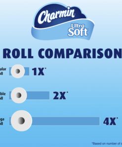 Charmin Ultra Soft Toilet Paper, Bath Tissue, Double Roll, 48 Count 13 71JQwF36nuL