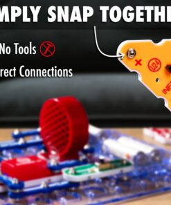 Snap Circuits LIGHT Electronics Exploration Kit | Over 175 Exciting STEM Projects | Full Color Project Manual | 55+ Snap Circuits Parts | STEM Educational Toys for Kids 8+,Multi Lights 12 71JQzuXiGQL