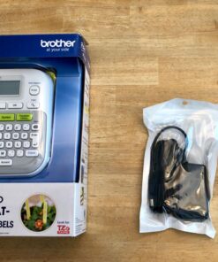 Brother P-touch, PTD210, Easy-to-Use Label Maker, One-Touch Keys, Multiple Font Styles, 27 User-Friendly Templates, White, Gray/White 55 71JR48oIhRL