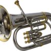 NauticalMart Bb Euphonium Nickel + Brass 3 Valve 14 71JRH7rERzL