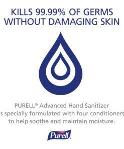 Purell Advanced Hand Sanitizer Gel, Clean Scent, 1000 mL Hand Sanitizer Refill NXT Push-Style Dispenser (Pack of 8) - 2156-08 33.8 Fl Oz (Pack of 8) 11 71JRXC OZWL